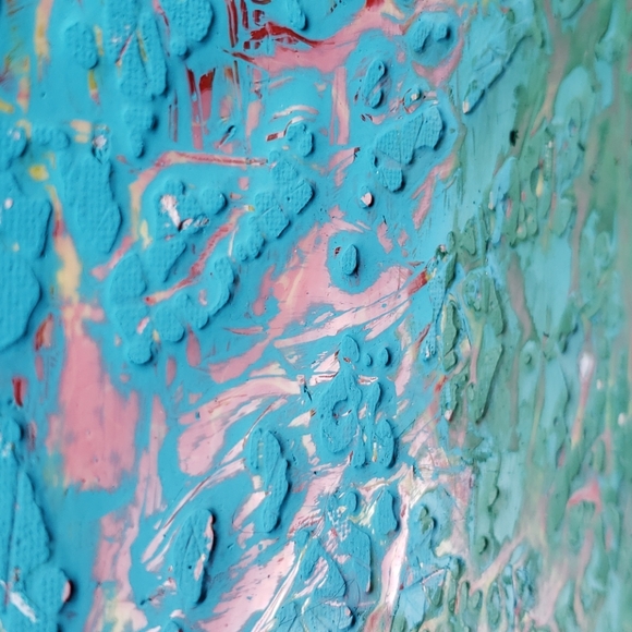 💙Host Pick💙Aquarium- Acrylic on Canvas Board - Picture 4 of 5